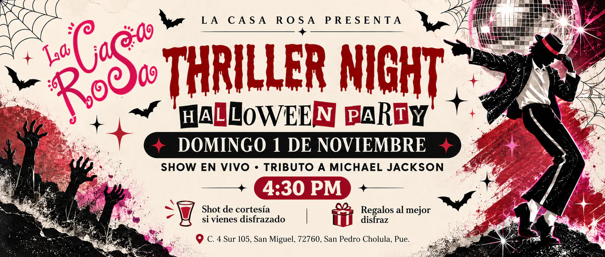 Thriller Night - Restaurante: La Casa Rosa